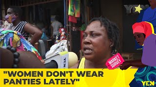 "Ghanaian women don't wear panties lately" - Market woman speaks out 🤣🇬🇭🤷🏾‍♂️ | #Yencomgh screenshot 3