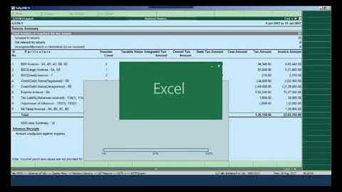 GSTR 1 Filing through offline utility from Tally ERP 9 Release 6 I Features in Tally.ERP 9
