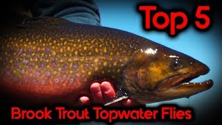 Brook Trout Top 5 Topwater Flies