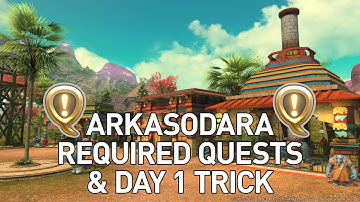 FFXIV: Arkasodara Tribal Quest Pre-Requisites & Day 1 Trick