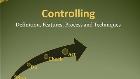 Controlling | Definition | Features | Process | Techniques