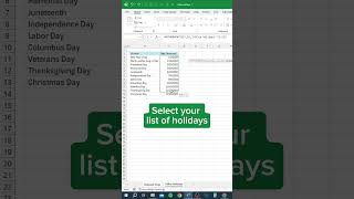 How to calculate total work days between dates in Excel‼️ #excel screenshot 5