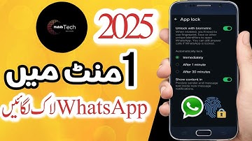 Enable WhatsApp Fingerprint Lock For Everyone: Step by Step       #whatsapp #whatsappchatlock