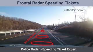 Speeding Ticket - Frontal Radar Profile