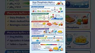 How Phosphates Work as Buffer Systems in Food &amp; Pharma #chemicalindustry #science #foodingredients