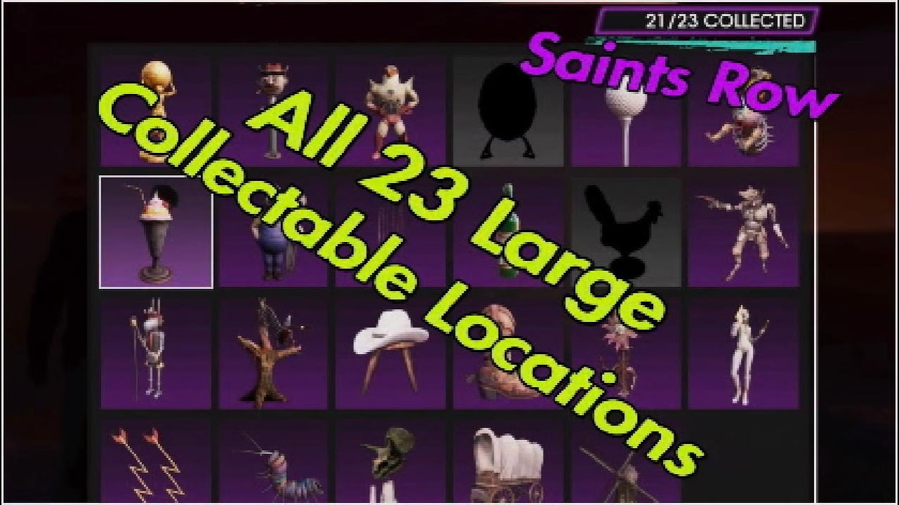 All Large Collectable Guide, Saints Row