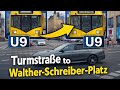 U-Bahn: U9 Turmstraße - Walther Schrieberplatz 🇩🇪 🚊