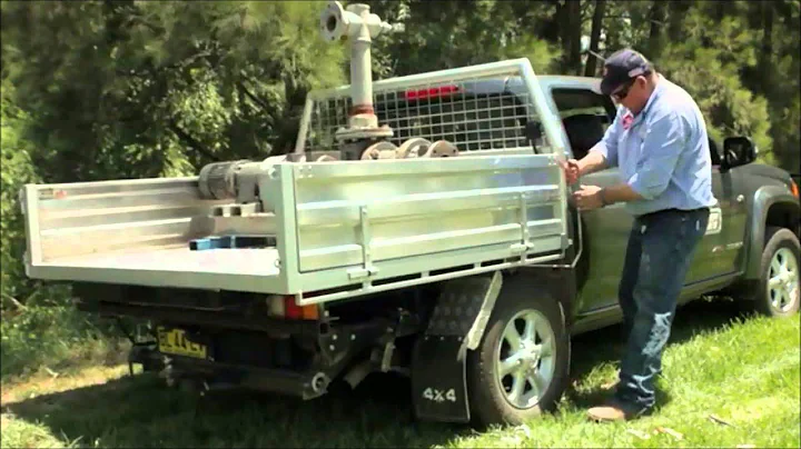 Pivot Point Tipper ute and trailers demo