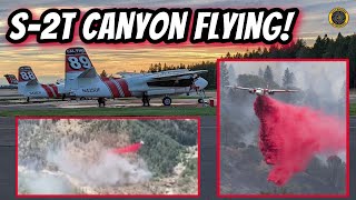 Canyon Flying! Cal Fire S-2T American River Canyon 4 Aug 2023