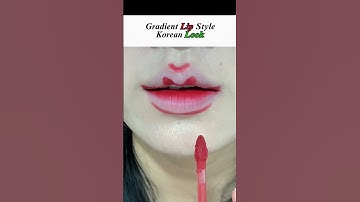 How to Do Korean Lip Style 💄 | Gradient & Natural Lip Tutorial #howto  #KoreanLiptutorial #korean