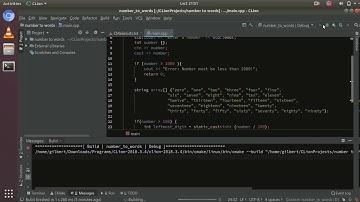 Convert number to words in c++