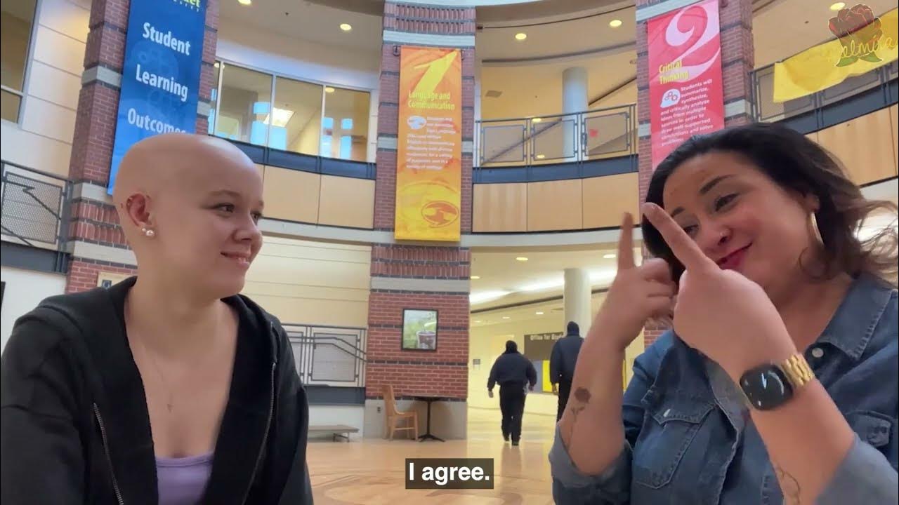 MELMIRA I DEALING WITH ALOPECIA AS A GALLAUDET FRESHMAN DURING BALD DAY