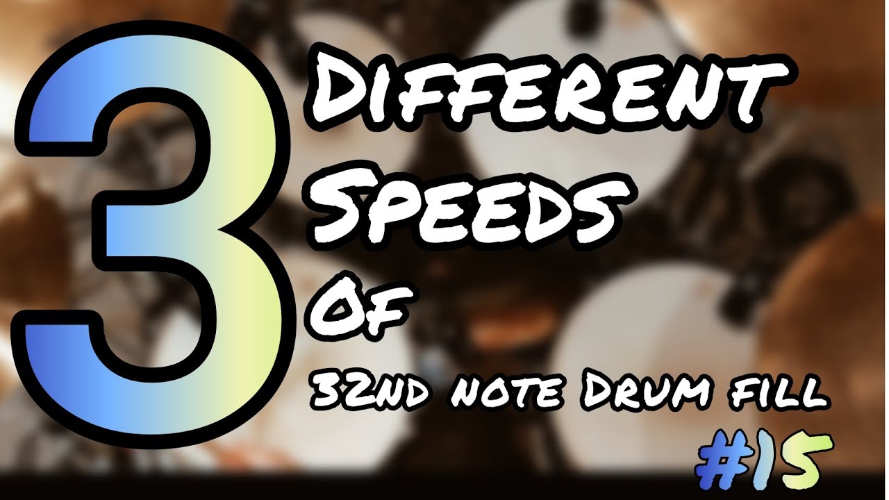 32nd note Drum fill #15 | Drum Lesson - Ariel Kasif