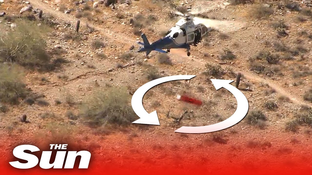 Stretcher SPINS out of control under rescue helicopter YouTube