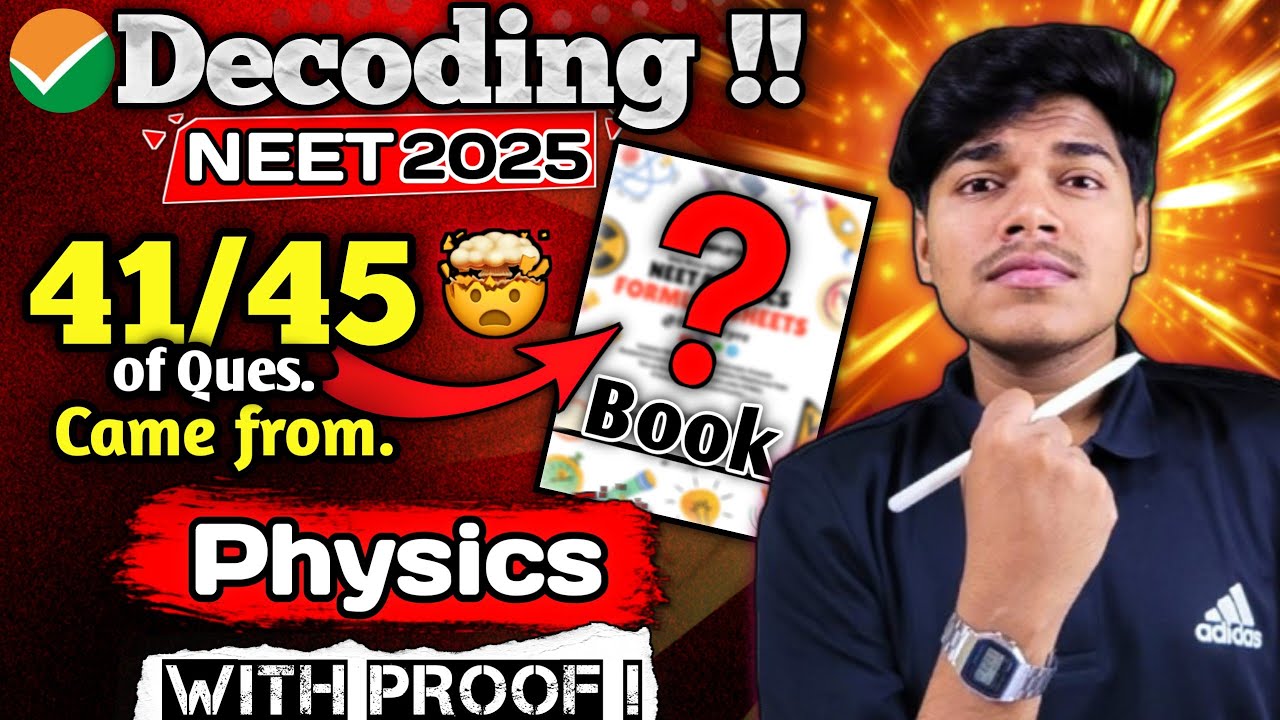 Physics NEET2025 Decoded | 90% Physics Questions Came from Here | NEET | Oneshot | 