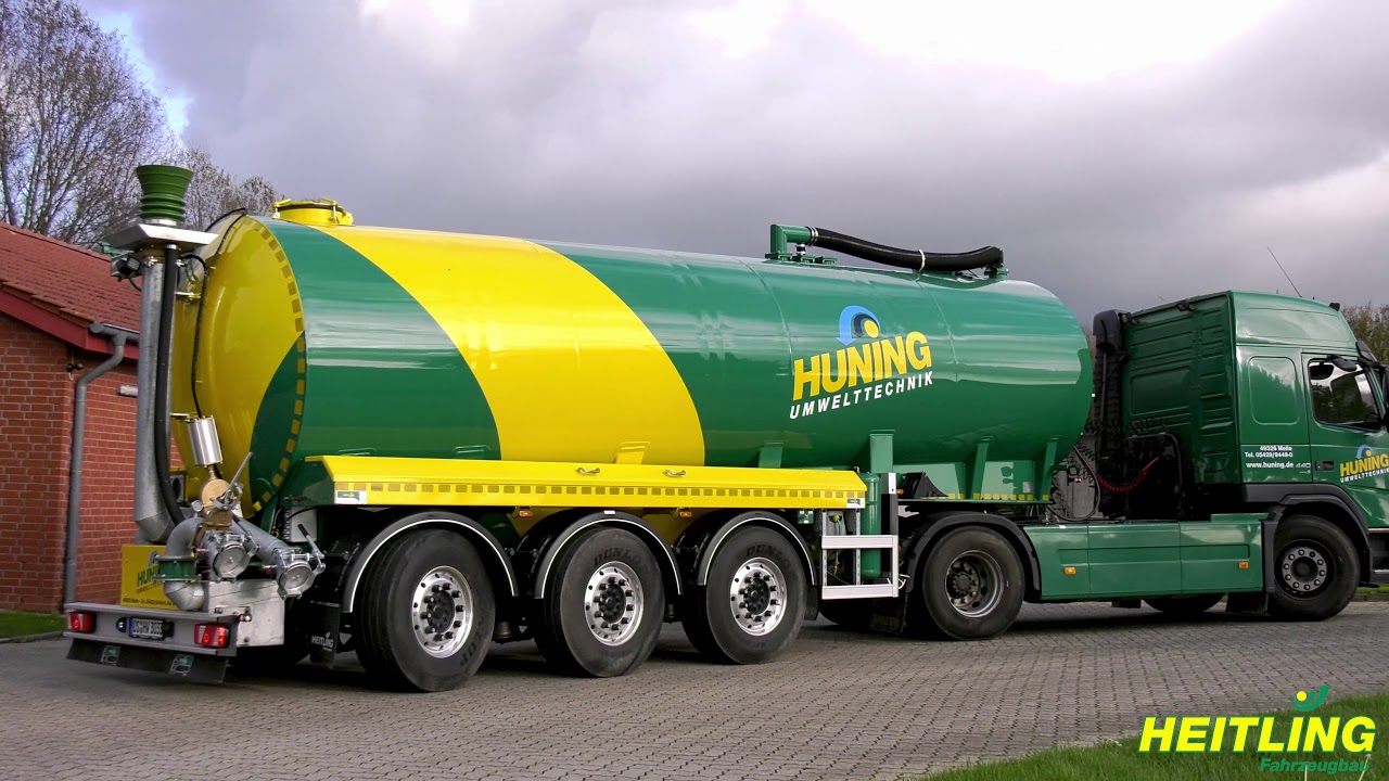 Heitling Fahrzeugbau 39 t Flüssigmist-Transportfahrzeuge / Zubringer
