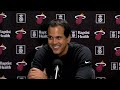 Postgame Interview: Alec Burks, Pelle Larsson, Kel'el Ware, Erik Spoelstra | October 8, 2024