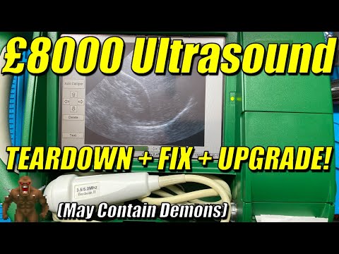 Portable Medical Ultrasound Scanner - Teardown + Fix + Upgrade!