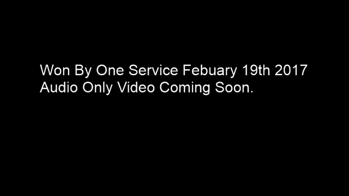 Sunday Feb 19th 2017 - Pastor Jack Shumate