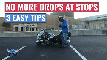 How To Stop A Motorcycle Without Falling / 3 Tips