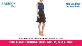 ★★★ Ellen Tracy Lace Fit & Flare Dress (Regular & Petite) ★★★