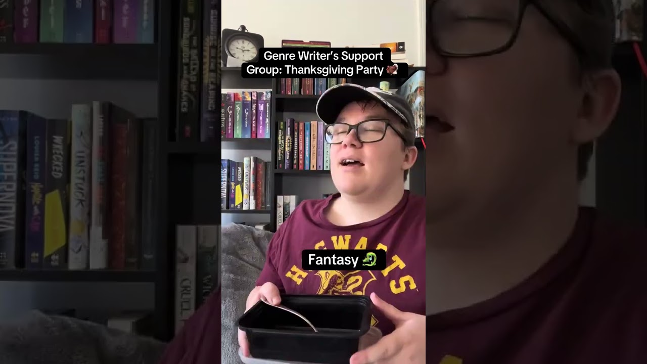 What are you thankful for? #booktube #thanksgiving #writertube #skit #thankful