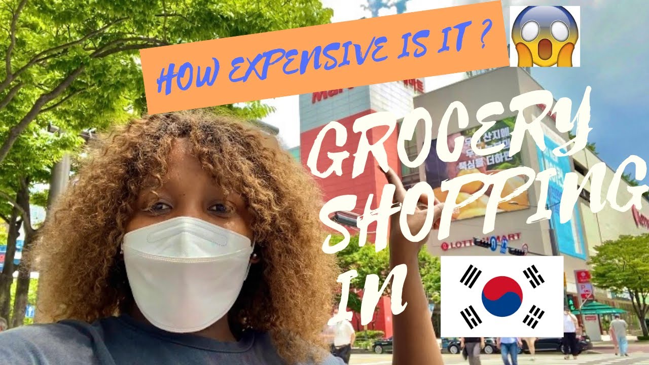 Grocery Shopping In South Korea !!! How expensive is it?Prices compared to South African Rand