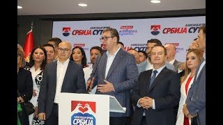 Vučić saopštio rezultate: Ubedljiva pobeda, ali ne smemo da pokažemo aroganciju i bahatost