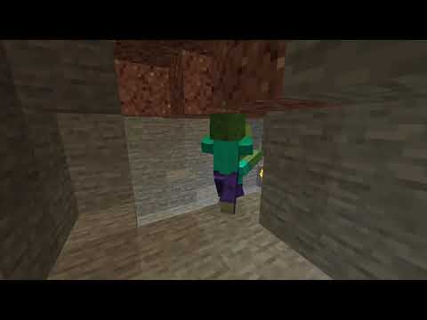 Vore [Zombie in the cave] | +Sound (Minecraft animation)