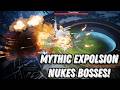 MYTHIC explosion perk with rockets NUKES bosses! ENDLESS rockets and fire! R.I.P