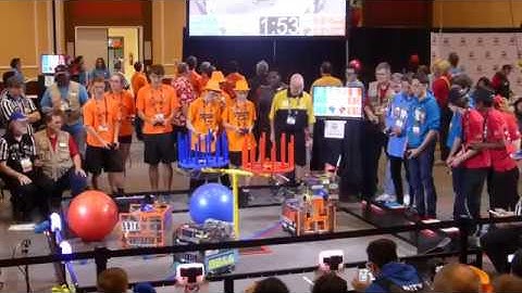 FTC Velocity Vortex: Scoring 310 in Finals 1 of Worlds St. Louis with Cubix