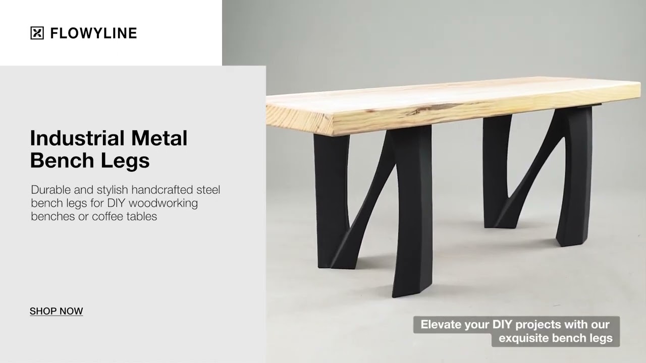 Industrial Metal Bench Legs for Dining Bench or Coffee Table