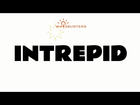 INTREPID (adjective) Meaning with Examples in Sentences | GRE GMAT LSAT SAT
