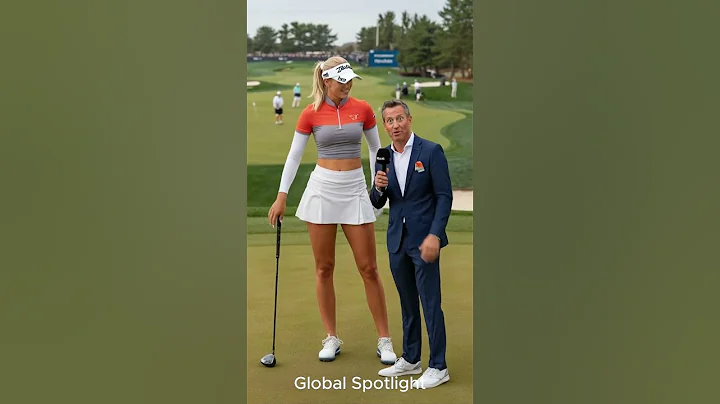 No One Expected the Tallest Golfer to Do This on Live Camera 👀#golf #short #femalegolfer #golfswing