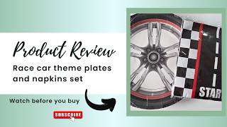 🍽️🏁 Race Car Party Tableware Review — Plates & Napkins That Win!