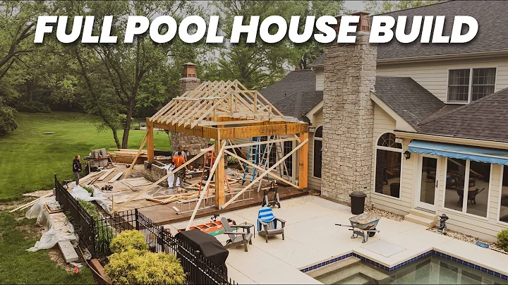 INSANE POOL HOUSE BUILD | Construction ASMR | KBUILD Series