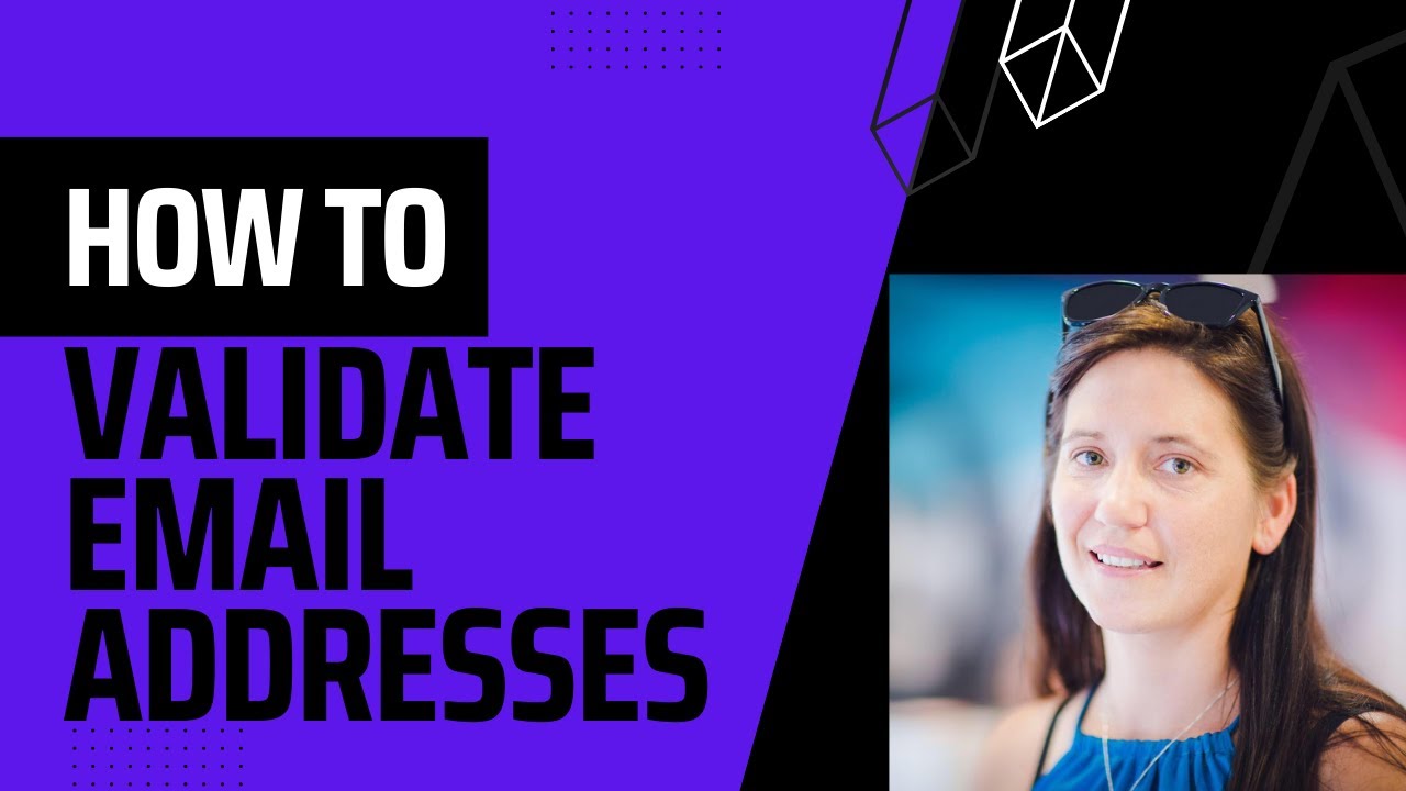 How To Validate Email Addresses - YouTube