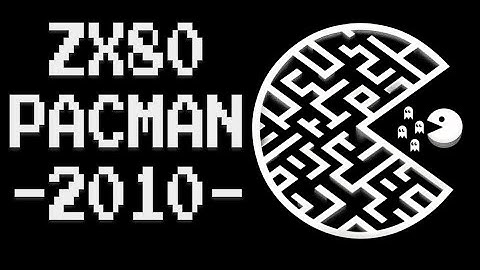 ZX80 PacMan for the Sinclair ZX80 from Paul Farrow (2010)