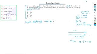 19  Constant acceleration   Example 3