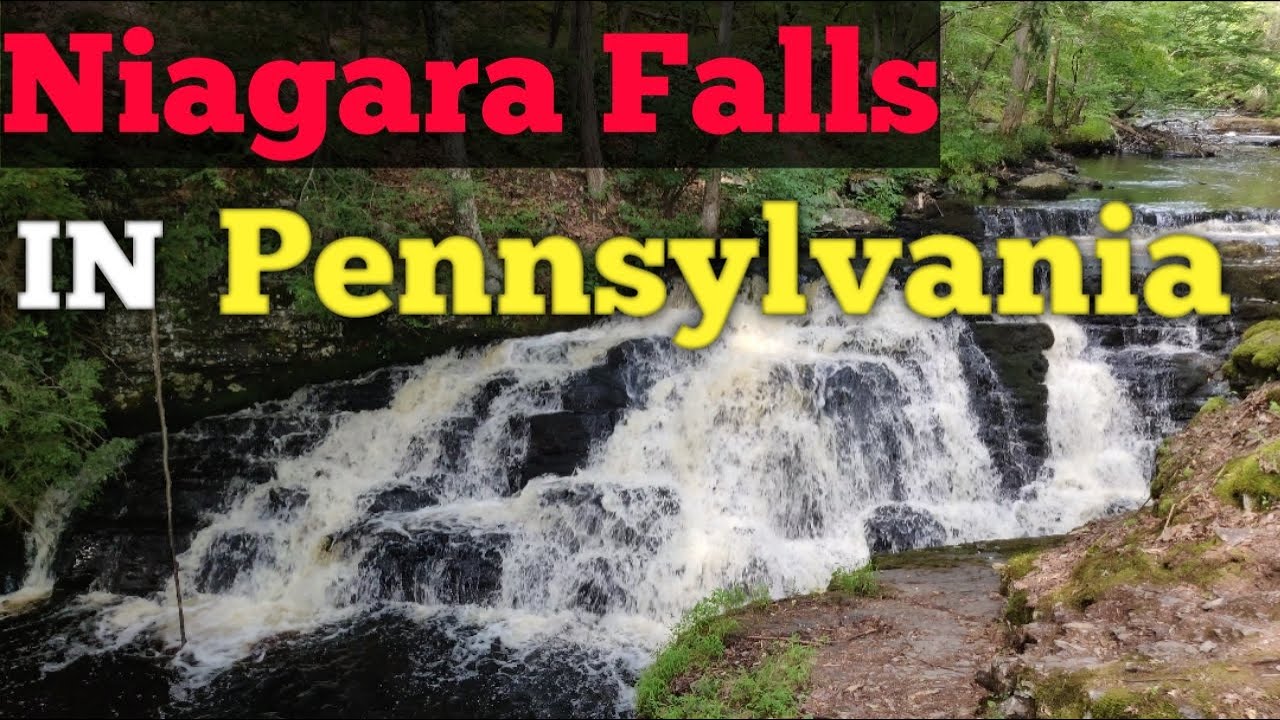 Niagara Falls in Pennsylvania / USA / Bushkill Falls / Best Hiking Spot