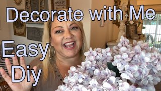 DECORATE WITH ME  (EASY DIY END OF SUMMER DECOR)