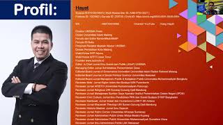 WEBINAR PENULISAN BUKU AJAR, MONOGRAF HASIL PENELITIAN DAN PENGABDIAN MASYARAKAT