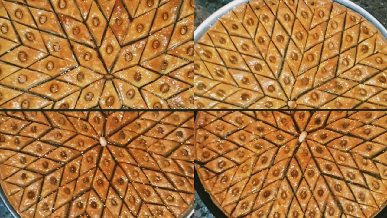 بقلاوة الوصفة الاصلية التقليدية بدون آلة وسهلة مع كل المقادير وكل الخطوات اللازمة مع القياس والحجم🇩🇿