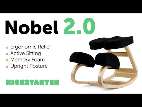 NOBEL 2.0 - Ergonomic Kneeling Chair for Upright Posture