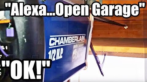 How To Use ALEXA To Open ANY Garage Door For Less Than $40!!!