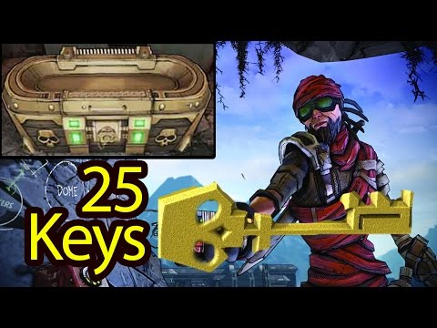 New SHiFT Code Alert ☢ 25 FREE Golden Keys BL2 Borderlands The
