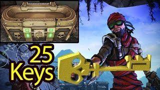 New SHiFT Code Alert ☢ 25 FREE Golden Keys BL2 Borderlands The Pre Sequel Handsome Collection