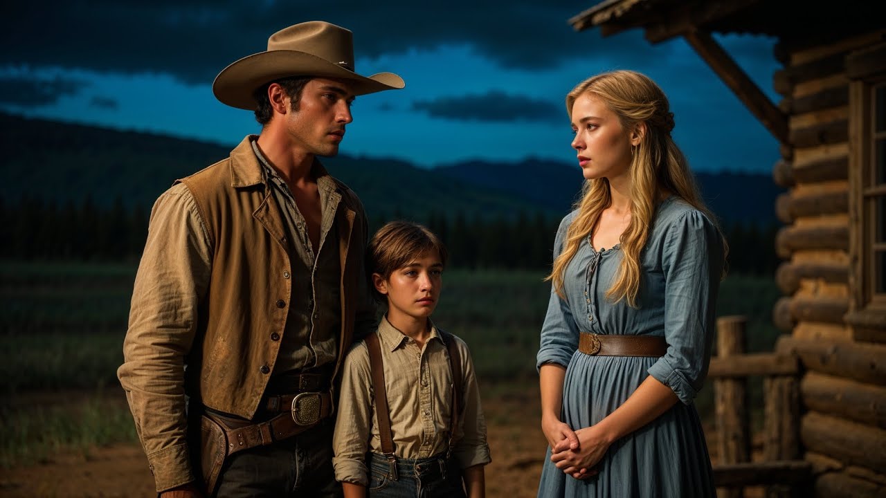 A Poor Young Girl Let A Cowboy And His Son Stay For One Night, Not Knowing He Was A Millionaire