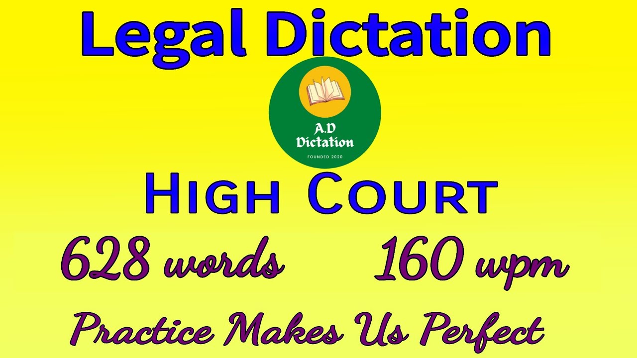 160 wpm English Shorthand Dictation || High Court Dictation || likho steno