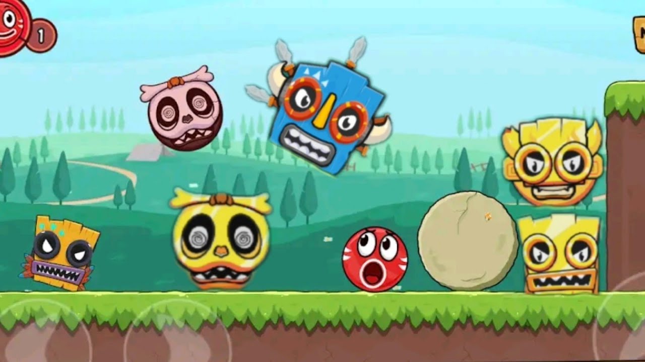 Roller Ball 6 Bounce Ball 6 Red Ball Gameplay first